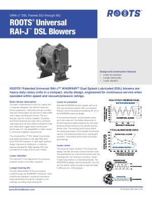 Universal RAI (URAI)-J DSL Blower Brochure